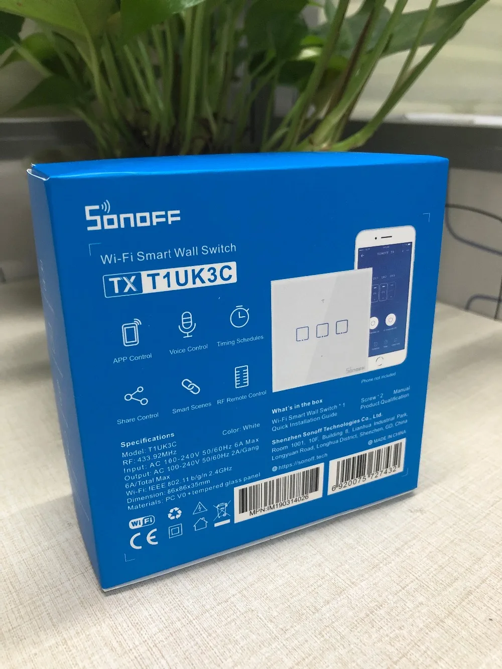 Sonoff T1 ЕС Великобритания T2 США умный Wifi светильник переключатель 1 2 3 Банды сенсорный/WiFi/RF/APP пульт дистанционного управления умный дом настенный сенсорный переключатель работа с Alexa