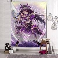 wall tapestry japanese anime date a live background decorative wall hanging for living room bedroom dorm room home decor