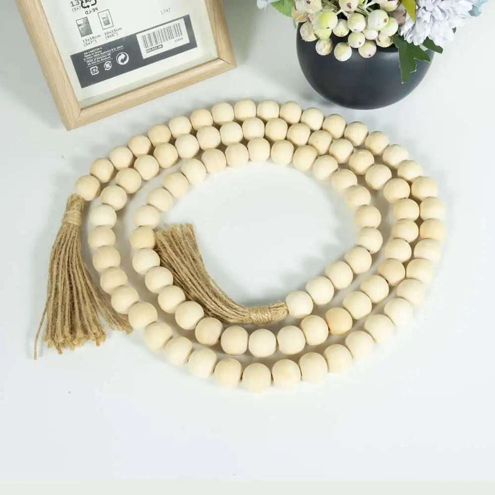 

Натуральный подарок «сделай сам», дверной орнамент, знак, европейская деревянная настенная гирлянда с кисточками, подвеска из ротанга, ярлы...