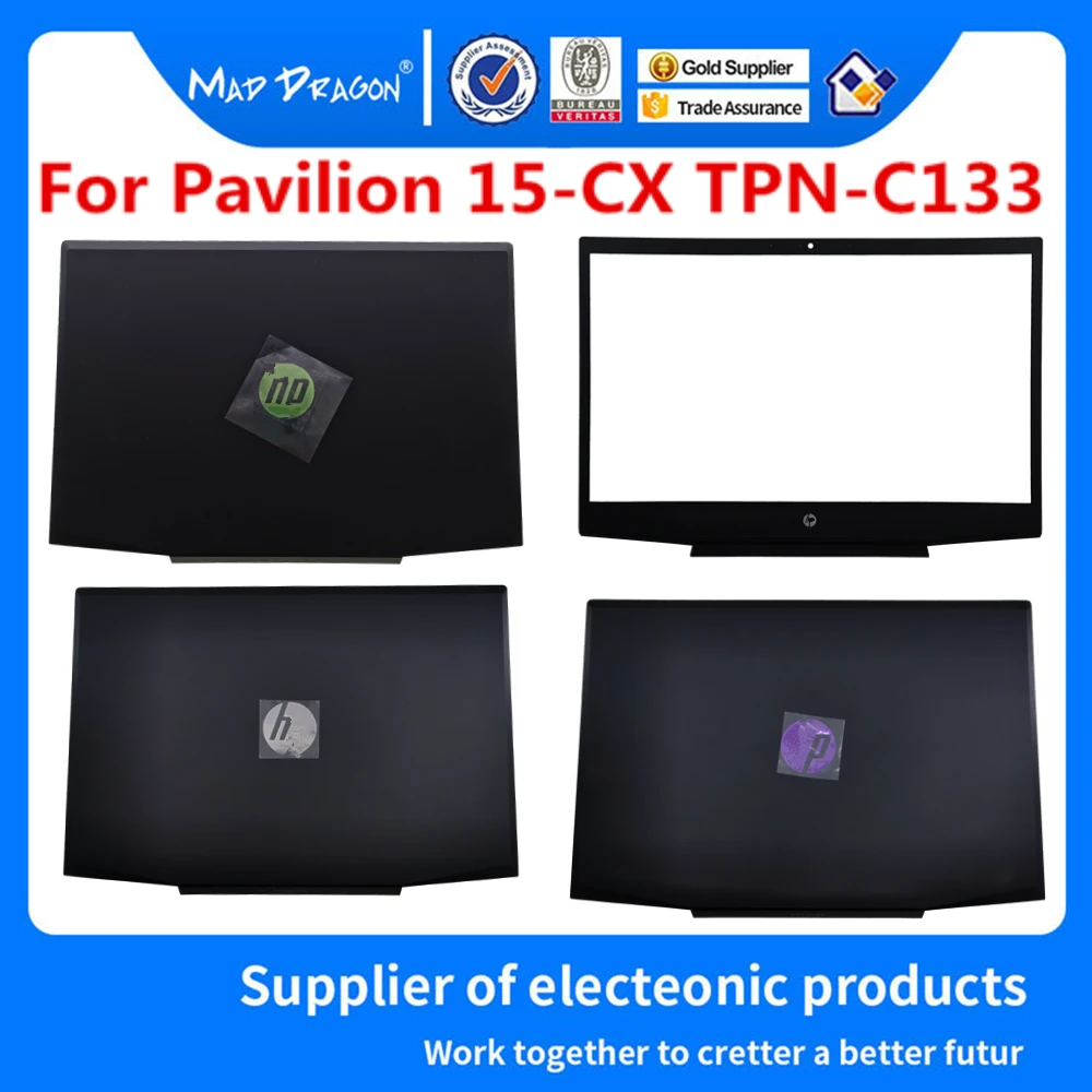

Silver L20314-001 Green L20313-001 Purple L20315-001 For HP Pavilion 15-CX Series TPN-C133 LCD Rear Lid Back Top Cover LCD Bezel