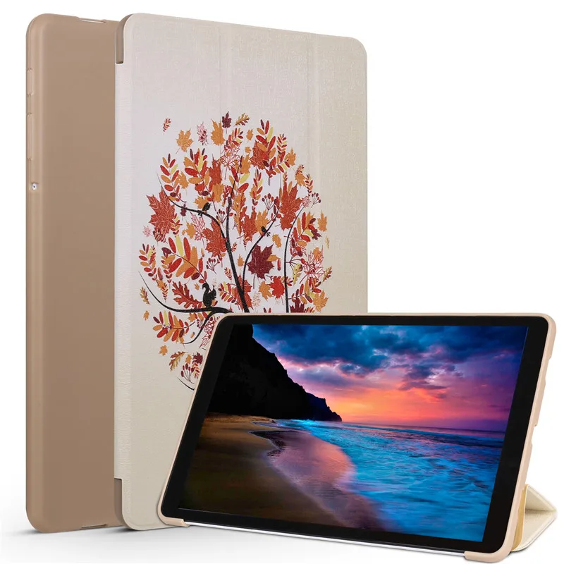Трехслойный чехол с принтом для Samsung galaxy Tab A 10 5 2018 SM-T590 T595 T597 Планшет ультра тонкий