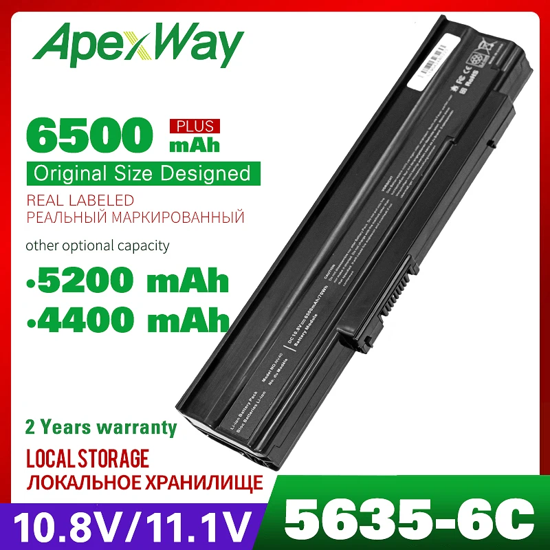 11 1 v 4400mAh аккумулятор для ноутбука Acer AS09C31AS09C71 Extensa 5235 5635 5635G 5635ZG ZR6 5635Z BT.00607.073