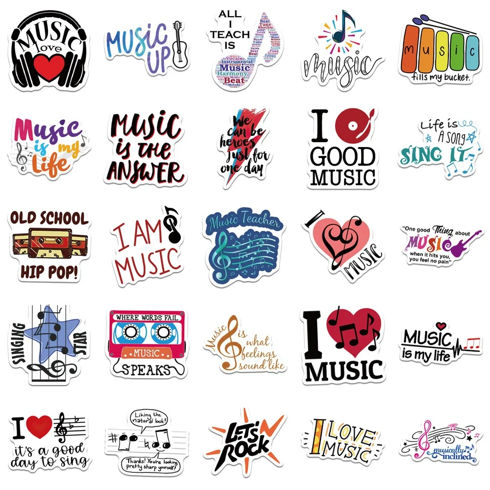 

10/50 шт., водонепроницаемые наклейки для ноутбука