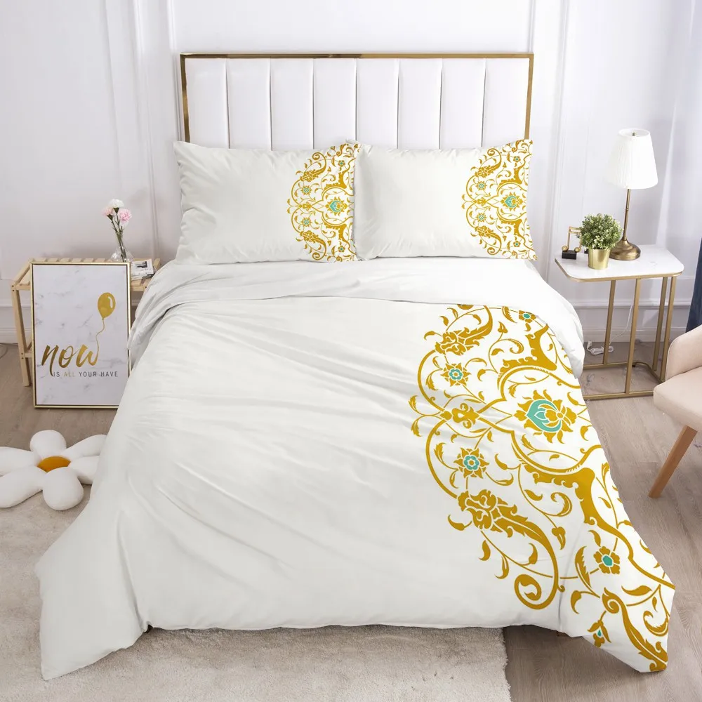 3D Bed Linens Duvet Cover Sets Quilt Covers Pillow Shams Bedclothes Bedding Double Single Size Flower of European style | Дом и сад