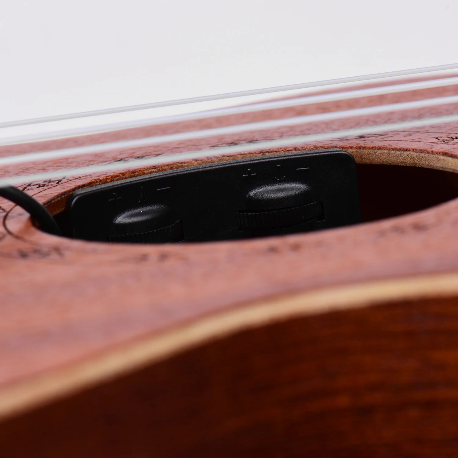 Endpin Стиль звукосниматель для укулеле ручной работы выполненная из красного