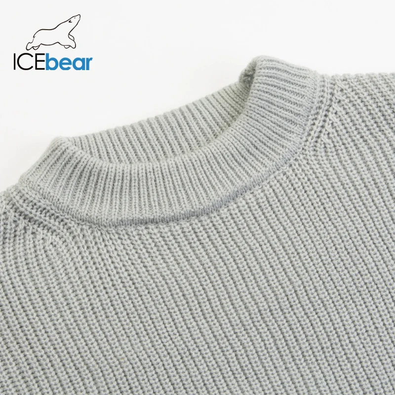 ICEbear Новинка 2019 сезон осень-зима женский Однотонный свитер с круглым вырезом