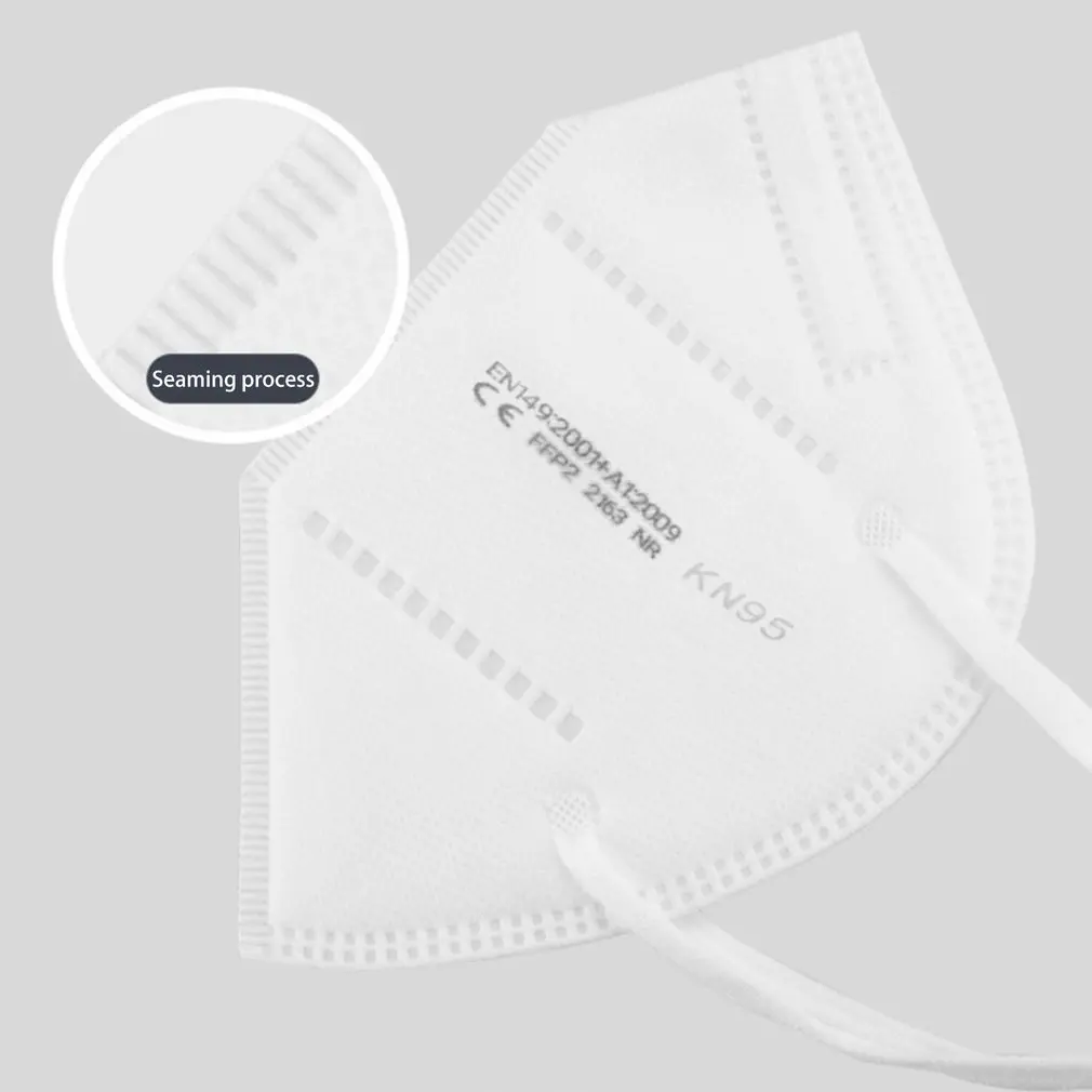 

10 days deliveryFFP2 Face Mask 5-ply Respiratory Protection Mask Antibacterial Dustproof Comprehensive Protection Face Mask