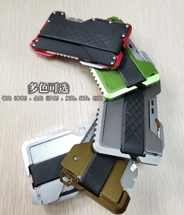 FanFans Hard Warrior DANGO Metal Clamp EDC Wallet Tactical Multifunctional Wallet Clasp Equipment