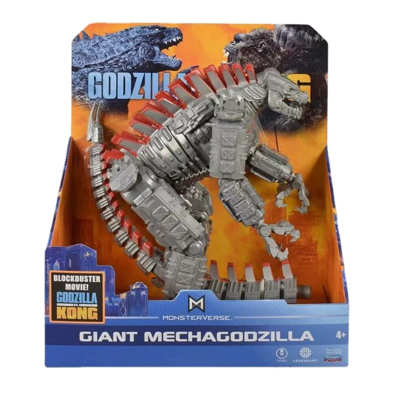 

Bandai Аниме Модель 28 см Godzilla Vs King Kong Механическая Поющая змея пластиковая модель ручной работы подарок Монстр светящийся для детей