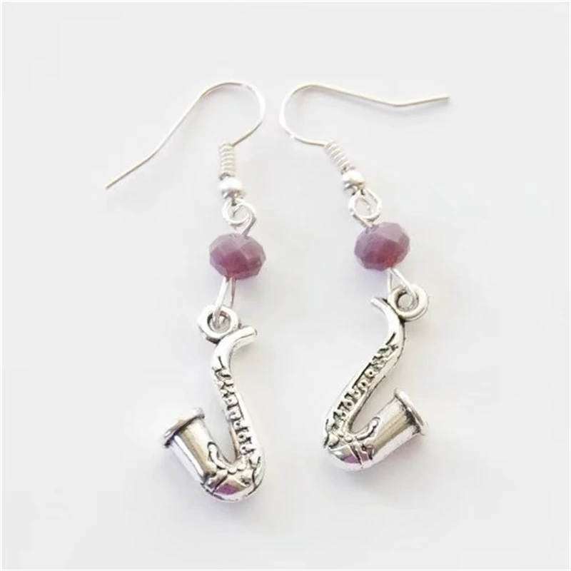 Серьги для саксофона серьги музыкантов украшения подарок учителю музыки