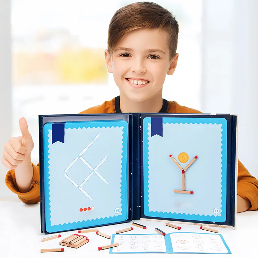 Детская деревянная головоломка Монтессори обучающие игрушки для