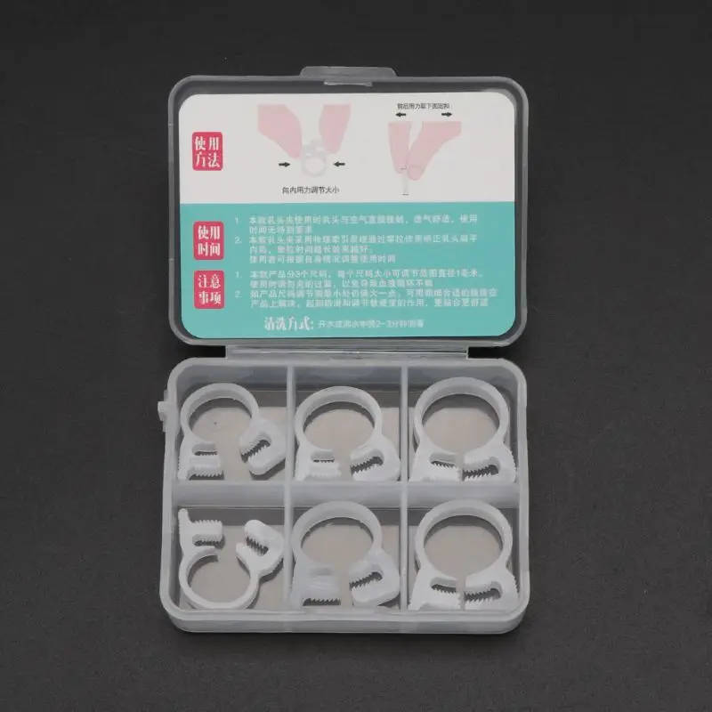 

K3NE 3 Pair/Box Flat Inverted Nipple Correction Clip Corrector Shaper Nipples Fixed Clamps Breast Pump Accessories