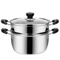 stainless steel thickened soup pot non stick pot small stew pot soup pot household porridge practical hot pot gas induction