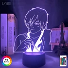Аниме 3d светодиодный ночной Светильник Аватар Легенда Об Аанге Зуко рисунок светильник для детей подарки на день рождения Зуко Mai Спальня гаджет 3d лампа