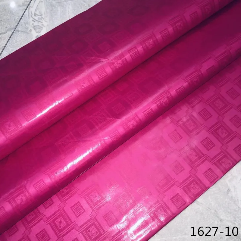 100% хлопок африканский Базен Riche парча ткань морская Damask Shadda кружевная для