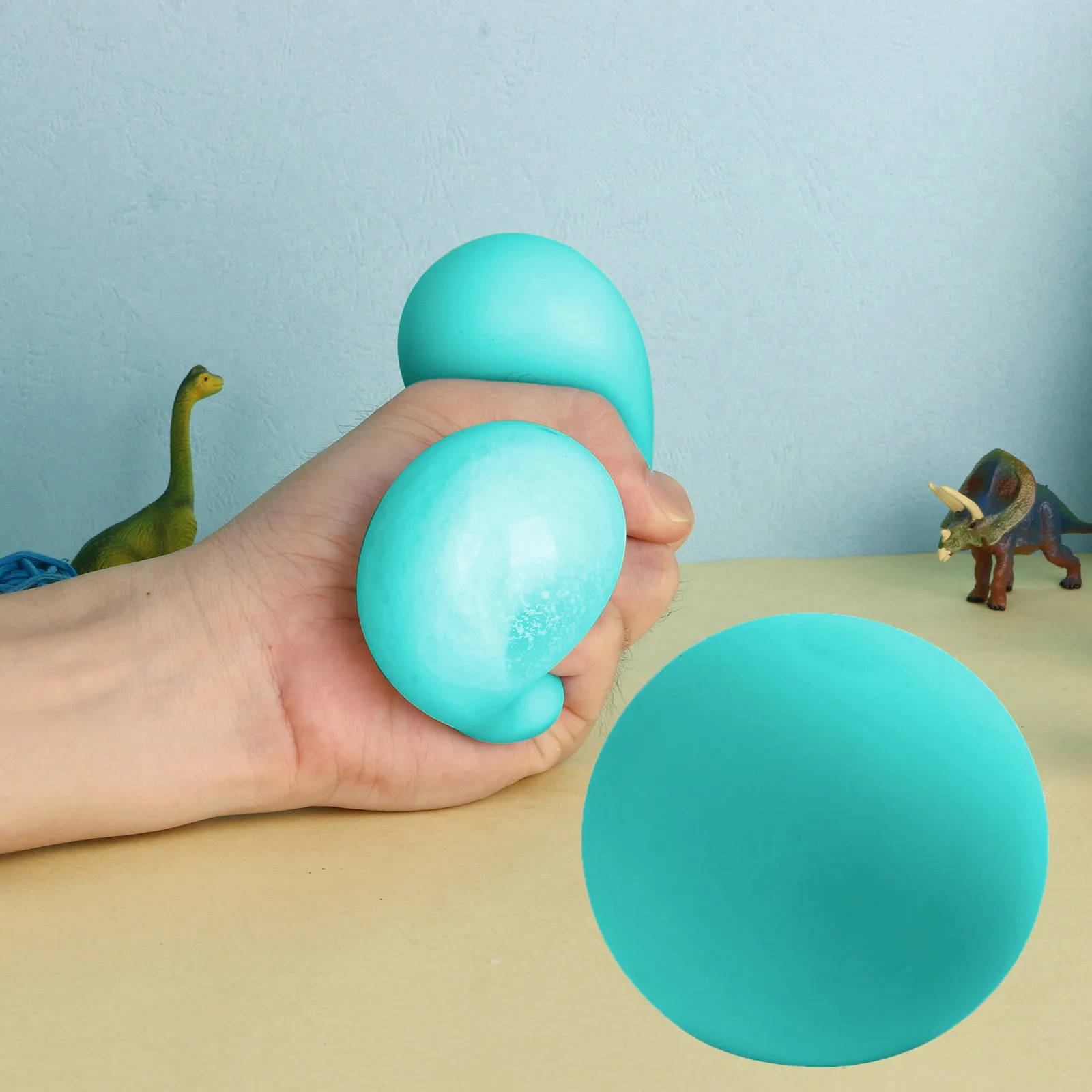 Pelota para apretar para aliviar el estr&eacute;s, agarre de mano creativo y suave, elevaci&oacute;n lenta de presi&oacute;n, frutas perfumadas, juguetes para aliviar el estr&eacute;s-0