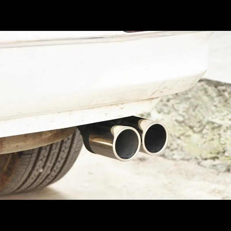 Sierstuk Echapement Voiture Cola De Cutout Escape Coche Tip Tail Throat Exhaust Terminale Scarico Auto Universal Car Muffler | Автомобили