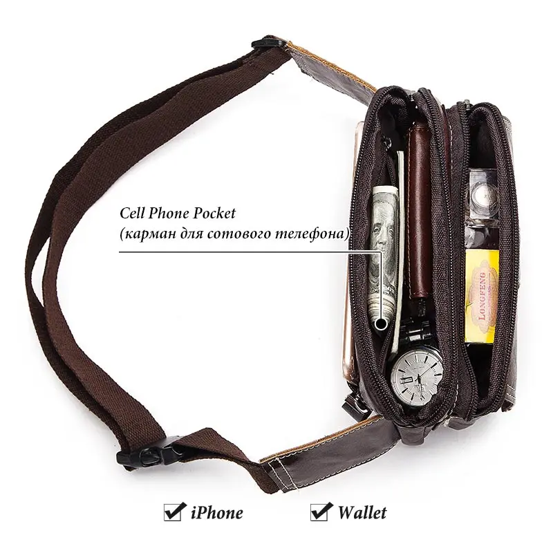 2020 модная мужская поясная сумка Мужская Новая брендовая нагрудная Маленькая