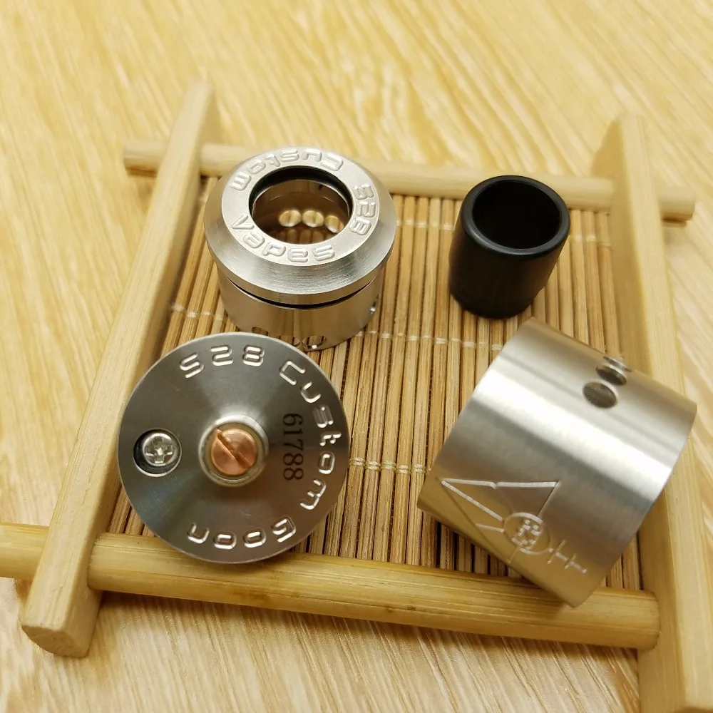 Оригинальный распылитель GOON 528 RDA 24 мм с одной/двойной катушкой золотым покрытием