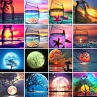 40506065 алмазов картина полностью Квадратный бриллиант, 5D алмазная вышивка мозаика вышивка крестиком пейзаж сделай сам для дома украшения для праздника подарка