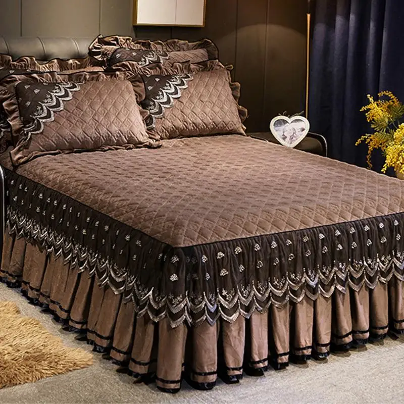 26 стеганое кружевное покрывало Европейский Стиль 1/3 предмета в комплекте с