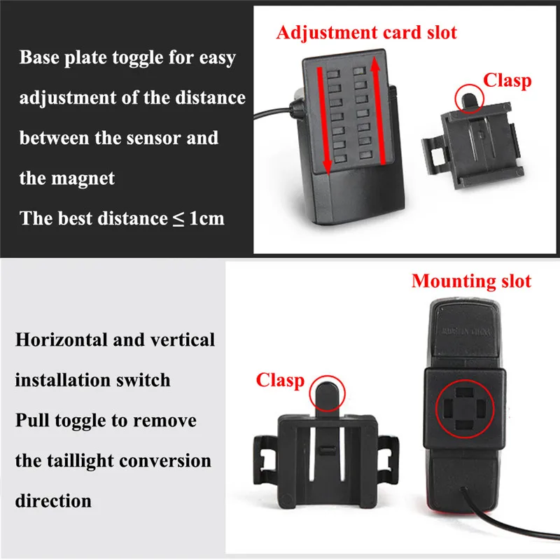 Bicycle Lights Water resistant Magnetic Power Generate Taillight Warning Lamp | Спорт и развлечения