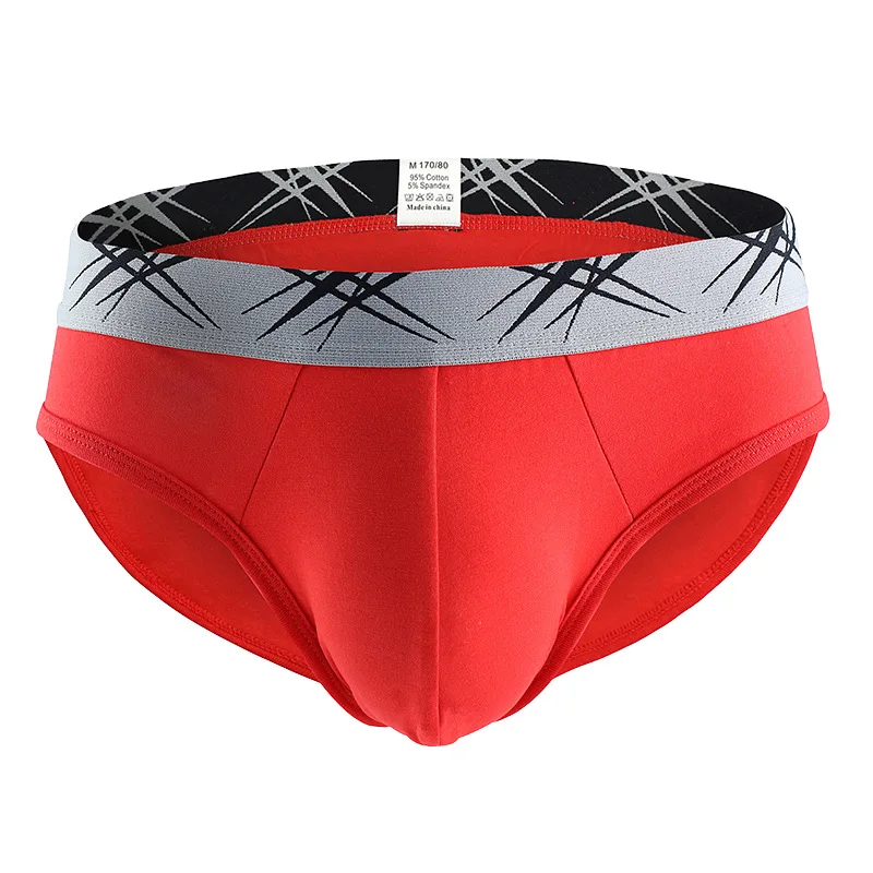 Мужское нижнее белье сексуальные мужские плавки хлопковые дышащие трусы Трусы
