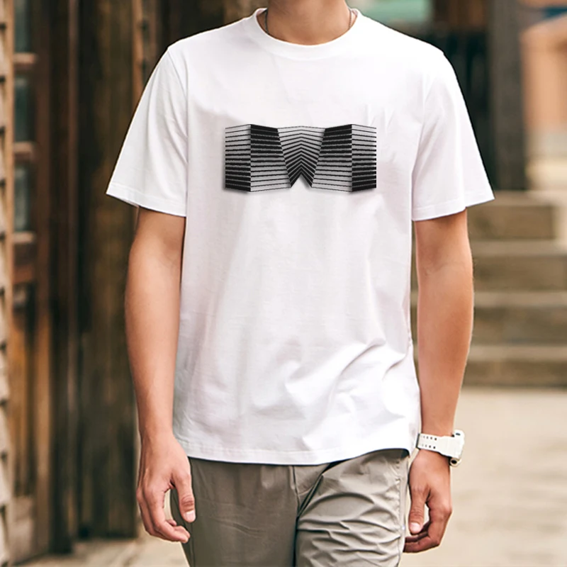 

Футболка TARCHIA с коротким рукавом и 3D-принтом, крутая футболка с логотипом, модель 2022 года, модная мужская футболка, Мужская футболка, новая брендовая мужская футболка на лето