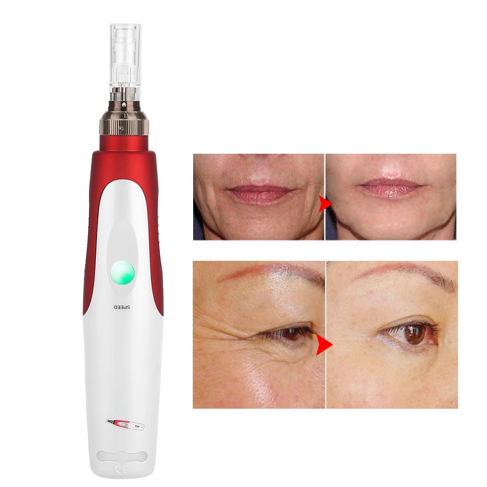 Электрическая ручка Dr Microblading, набор для ухода за кожей, игла, антивозрастной лиофилизованный порошок, гиалуроновая кислота, МТС, вставка, микро тату-машины