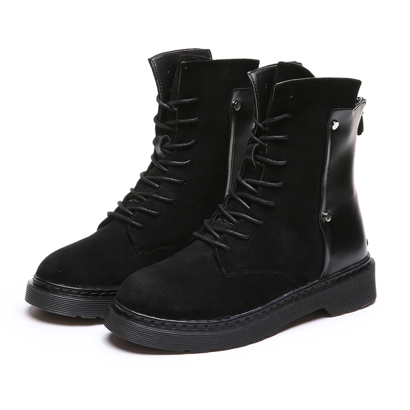 Fujin/ботильоны на молнии с пряжкой Дышащие высококачественные женские ботинки