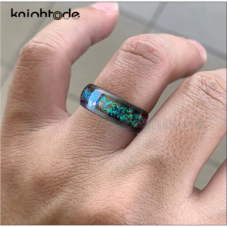 Кольцо обручальное из карбида вольфрама 8 мм | Украшения и аксессуары