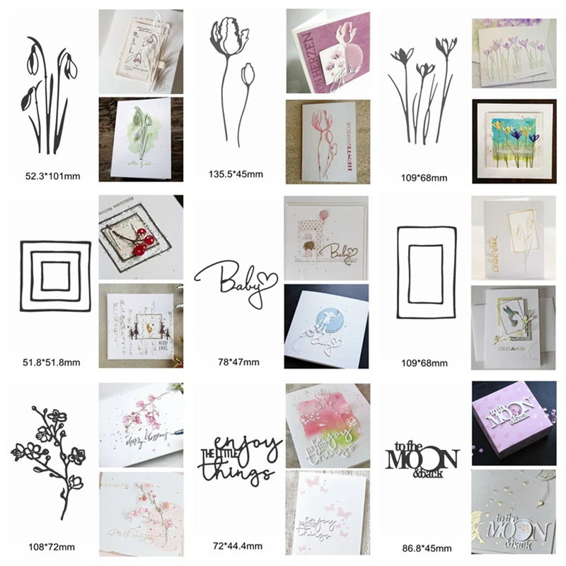 Смешанные цветы ветки листья буквы алфавита слова квадратная рамка многослойные