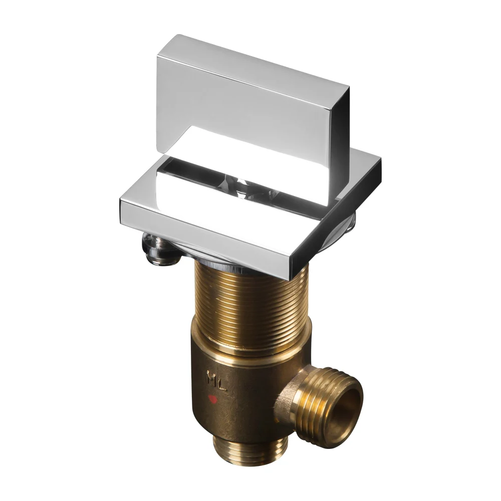 

Brass Chromed Waterfall Jacuzzi Faucet 3PCS Set Three Handles Hot&Cold Water Faucet 2way Bathtub Mixing Valve Mixer Tap Bathroom