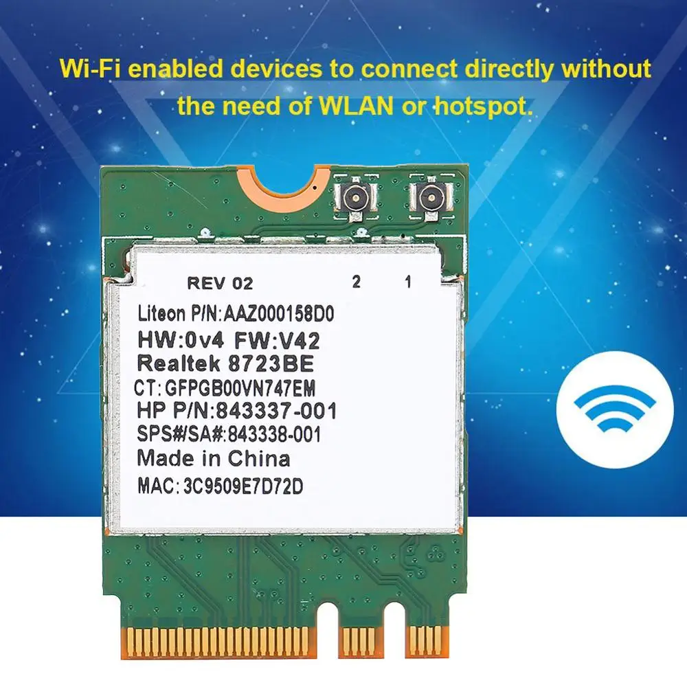 2 4G Bluetooth WIFI беспроводная карта в 1 для Dell/Toshiba/Acer/Asus с NGFF Mini Card | Компьютеры и офис