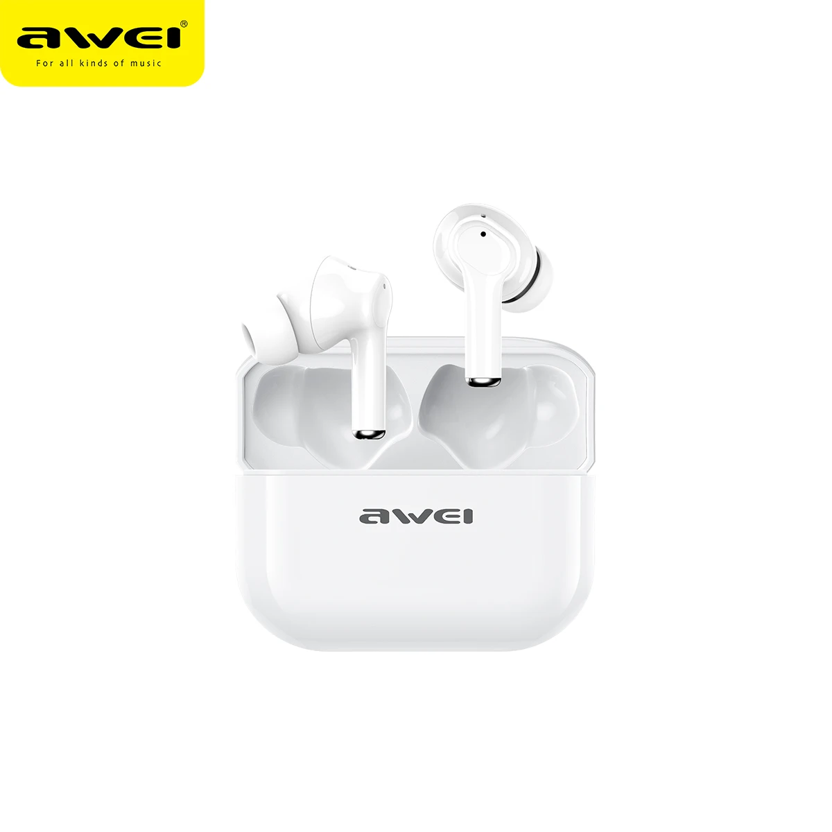 

awei TA1 TWS Wireless ANC Active Noise Cancelling ENC Earbuds Gaming Mode Headset HiFi Bass Stereo Music With Mic For iPhone 12