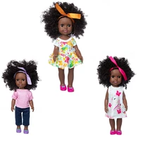 14 inch reborn dolls black girl african american dolls lifelike baby play dolls childrens day playmate birthday present toy