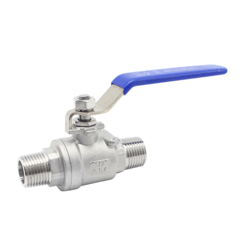 Шаровой кран из нержавеющей стали с наружной резьбой BSP 1/4 дюйма 3/8 1/2 3/4 1 дюйм для