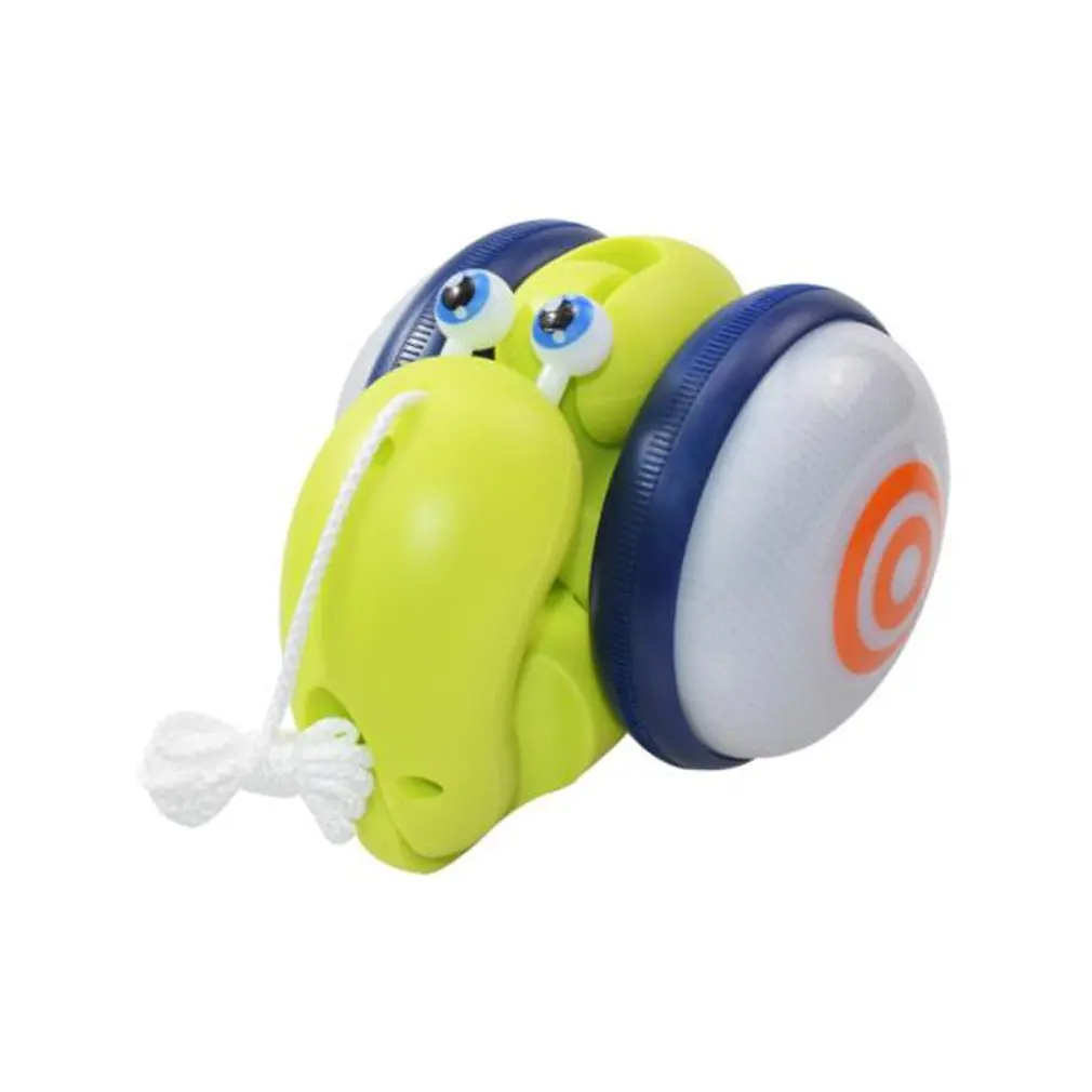 

Children's drawstring snail toy creative drawstring traction music glowing toy children's toy gift