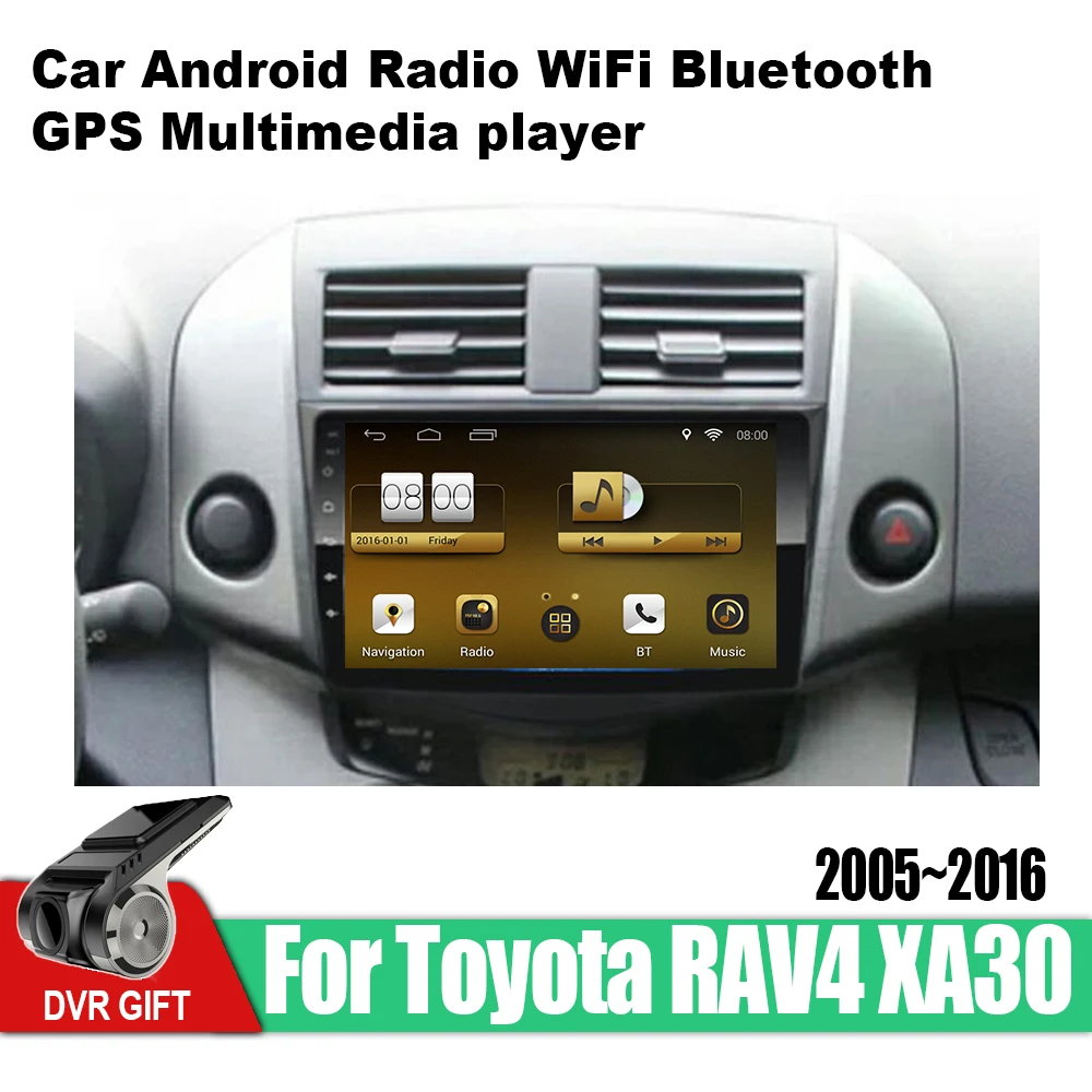 Автомобильный мультимедийный плеер ZaiXi с gps для Toyota RAV4 XA30 2005 ~ 2016 навигацией на Android