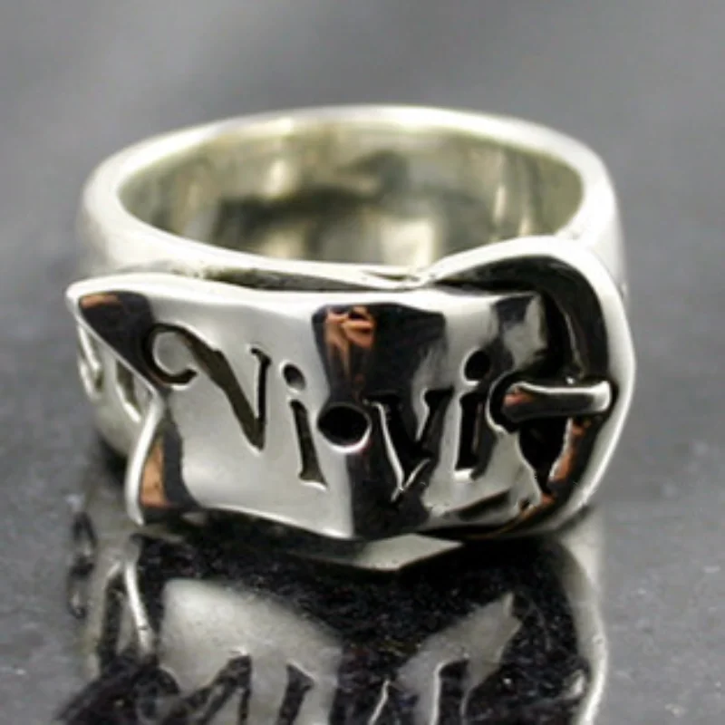 

Дизайнерские Ювелирные изделия Vva, классические, Лидер продаж, кольцо в форме ремня в стиле панк, индивидуальные модные кольца в стиле хип-хо...