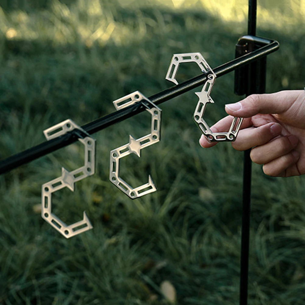 

4 шт., S-образные подвесные крючки для кемпинга