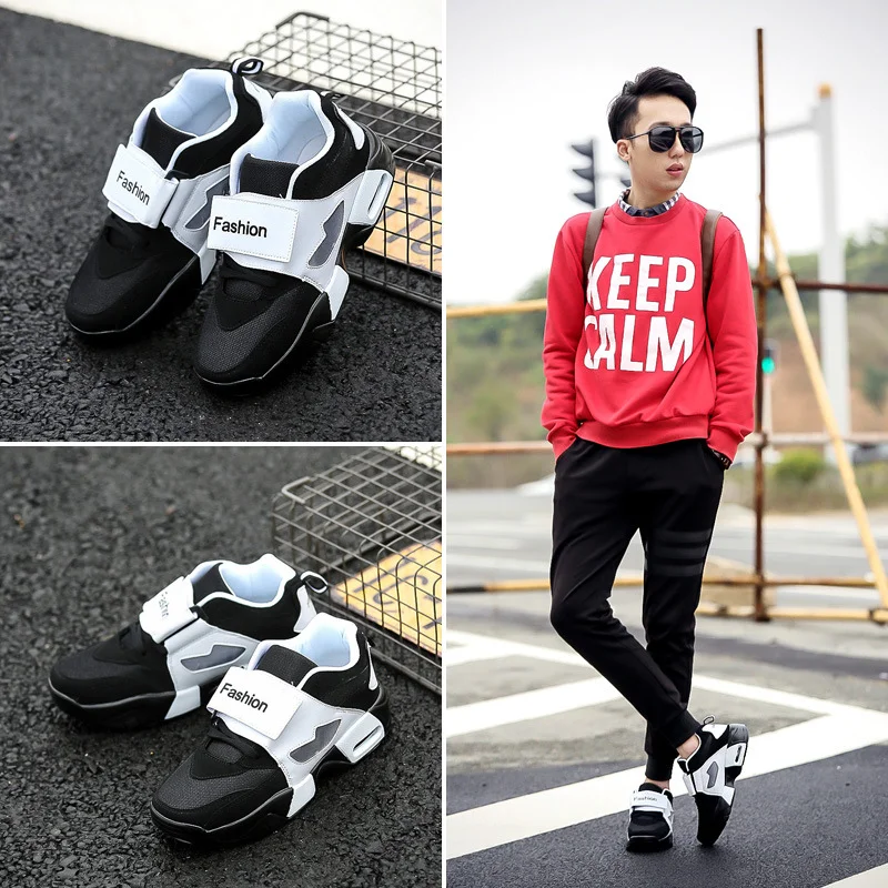 Kezrea Men's New Casual Platform Sports Shoes with Breathable Student High Color Matching Running | Спорт и развлечения