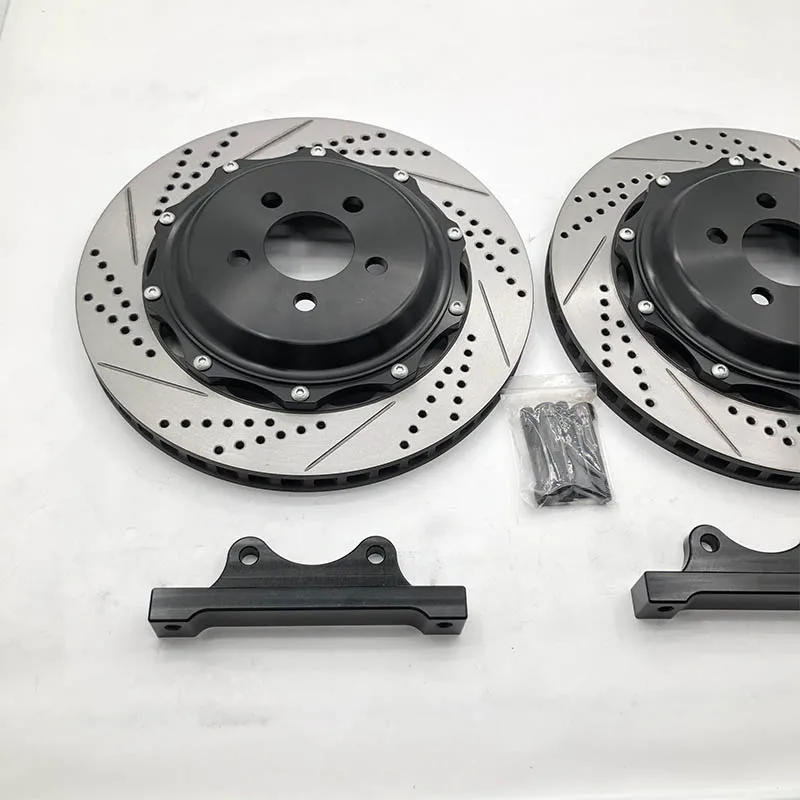 Jekit автомобильный тормоз 4 горшка суппорт цвет под заказ с просверленным дисковым