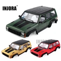 injora painted hard plastic 313mm wheelbase body car shell for 110 rc crawler axial scx10 scx10 ii 90046 90047