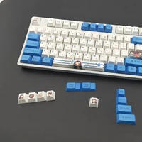 1 set pbt dye subbed keycap for mechanical keyboard anime theme key caps cherry profile