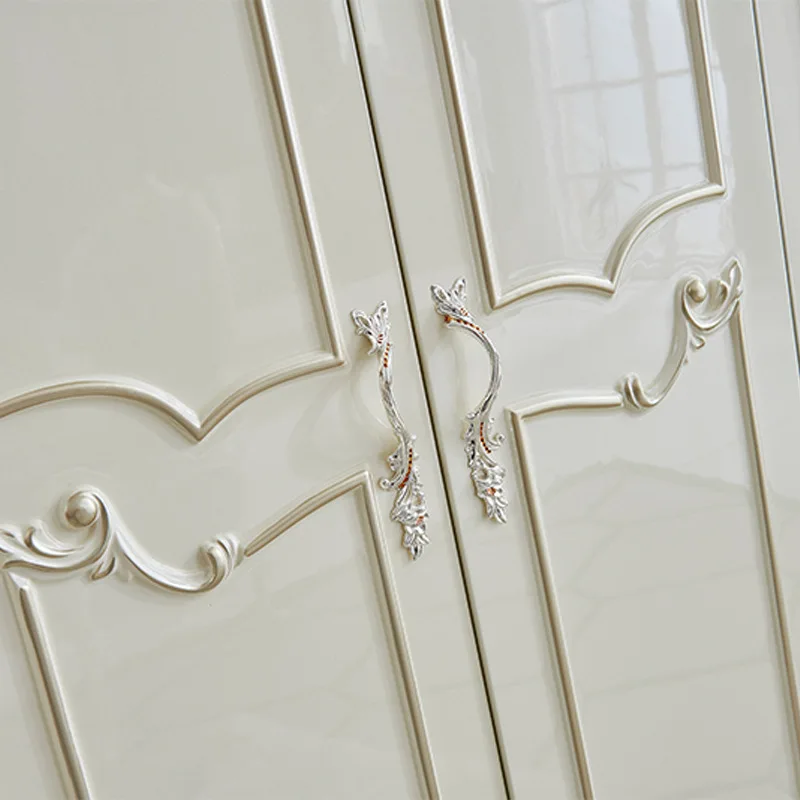 Светильник в Европейском стиле роскошный шкаф для спальни пятидверный хранения