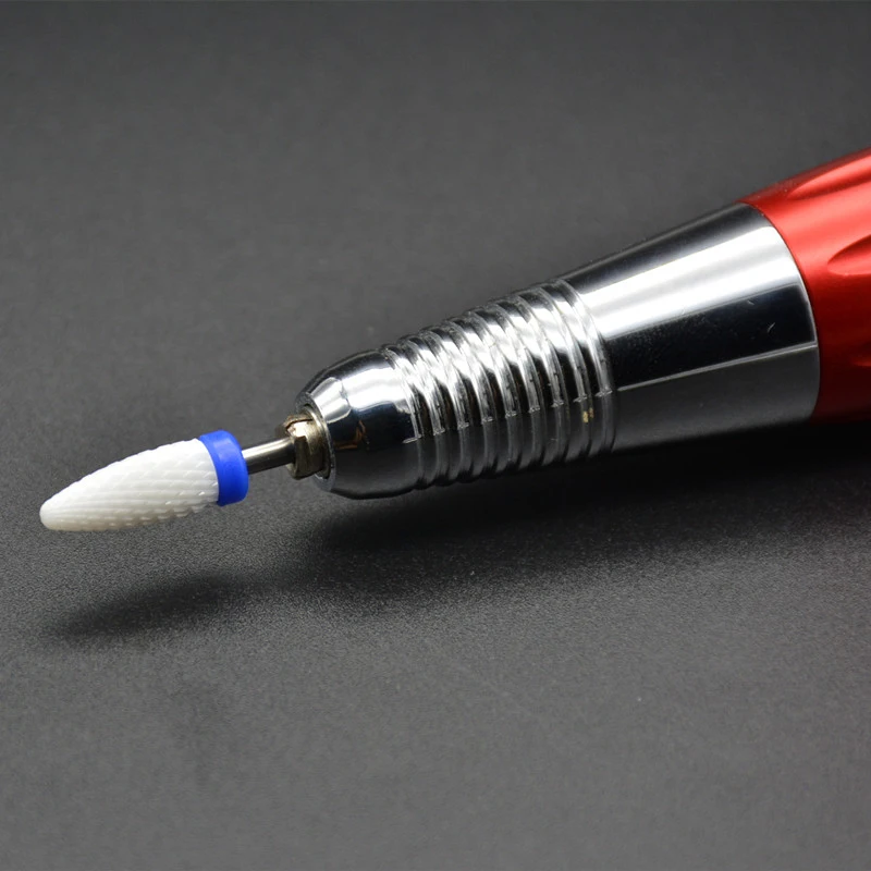

Nail Cone Tip Ceramic Drill Bits Electric Cuticle Clean Rotary For Manicure Pedicure Grinding Head Sander Tool 1Pcs