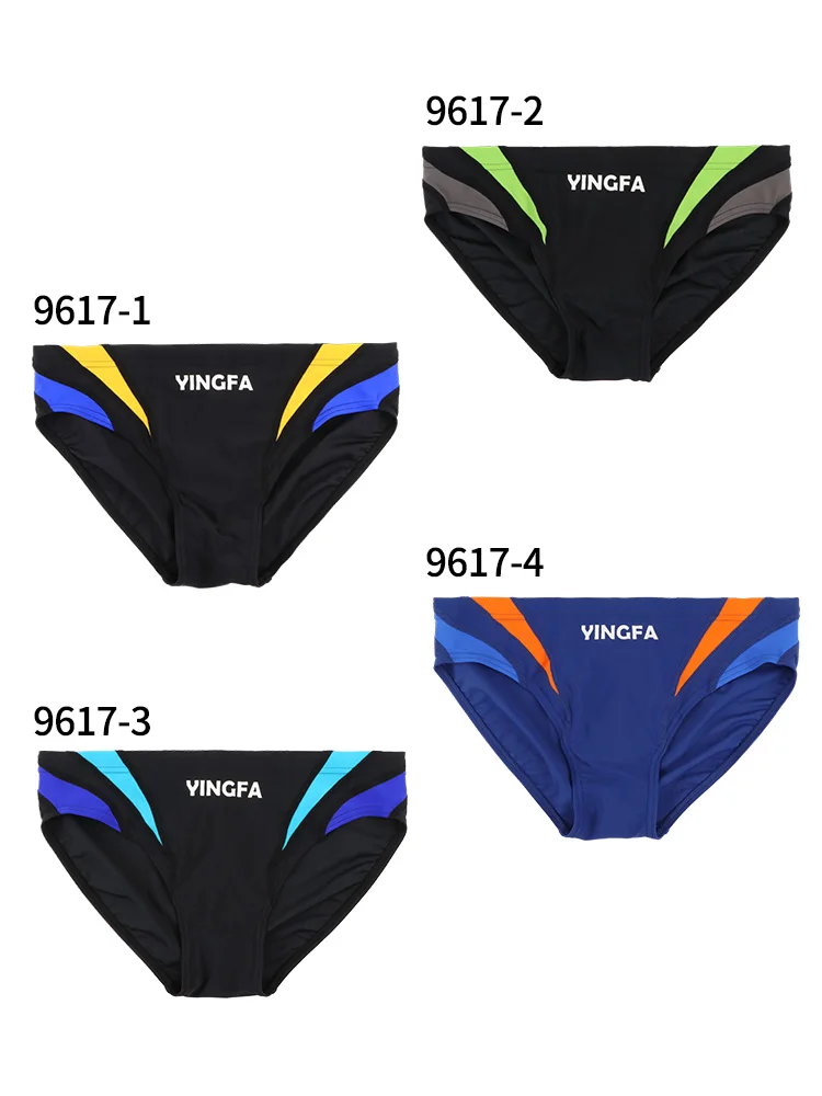 Yingfa Mens Swimming Trunks Professional Swimsuit Competitive Swim Shorts Male Swim Trunks Pool Boys Swimwear Chlorine Resistant