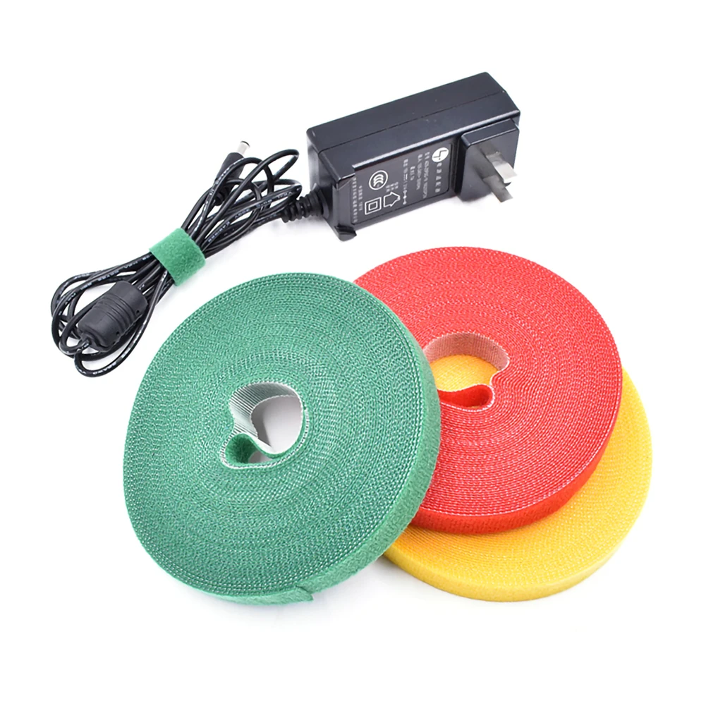 

1.5*500cm Plant Bandage Nylon Ultra-Thin Paste Cable Management Fiber Optic Bristle Cable Tie Garden Accessories
