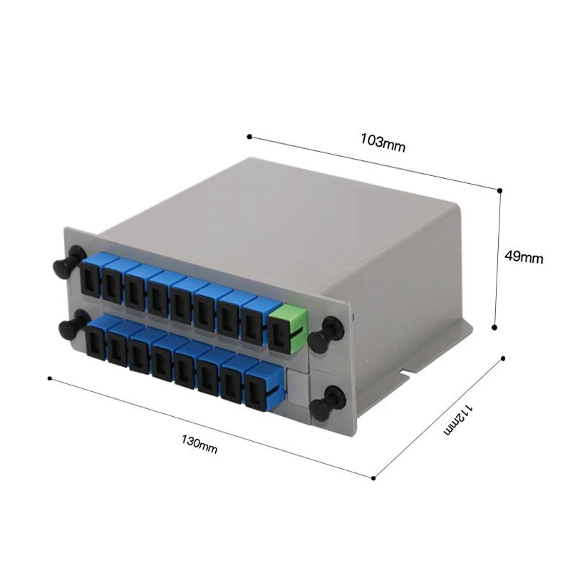 SC UPC PLC 1X16 волоконно-оптический распределитель FTTH коробка ПЛК вставка листового